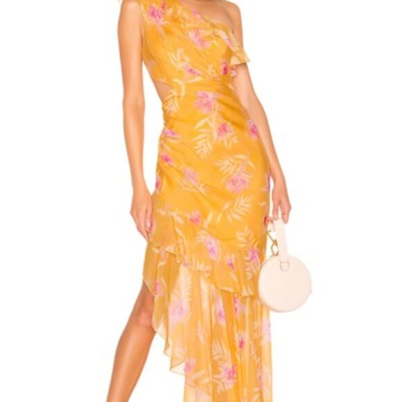 AMUR VI GOWN GOLDEN YELLOW - Picture 8 of 11